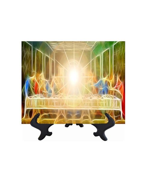 6x8 The Last Supper Christian Art on stand & no background