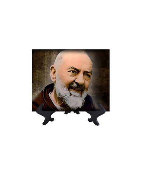 8x10 St. Padre Pio on stand & no background