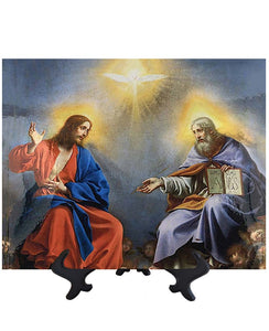 Main The Holy Trinity in Glory - God the Father, Son and Holy Ghost & no background