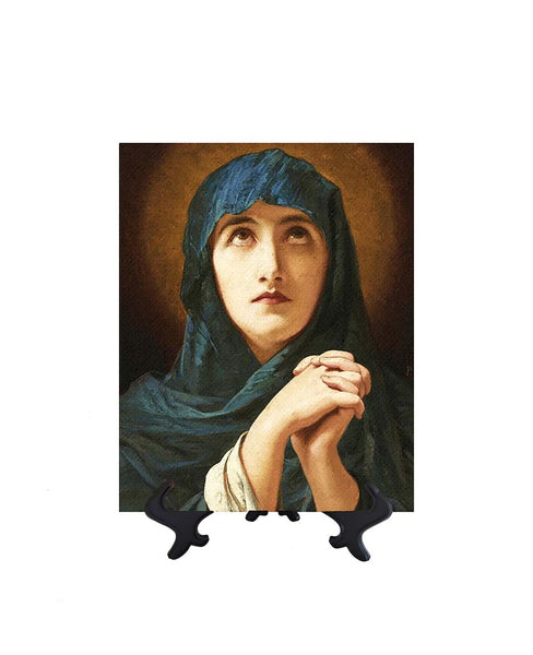 8x10 Virgem Dolorosa - Our Lady of Sorrows on stand & no background