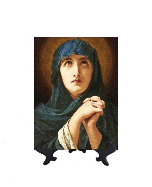 6x8 Virgem Dolorosa - Our Lady of Sorrows on stand & no background