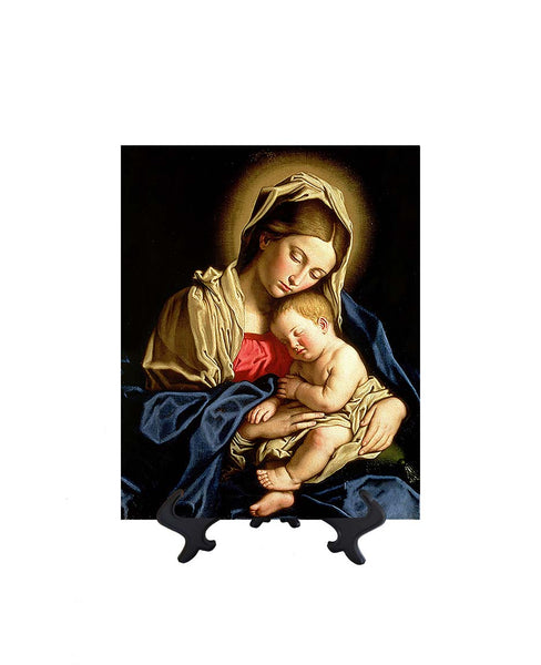 8x10 The Virgin With Child in Majesty on stand & no background